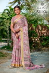 Silika Vol 2 By Kashvi Dull Moss Viscose Printed Wholesale Daily Wear Saree In India
